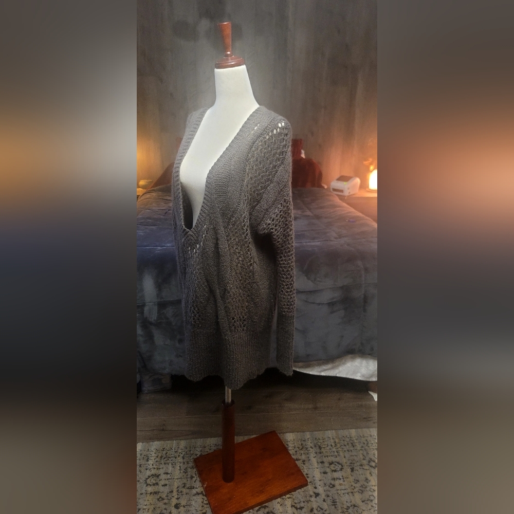 Kimchi Blue Mohair Blend Boho Sweater Small